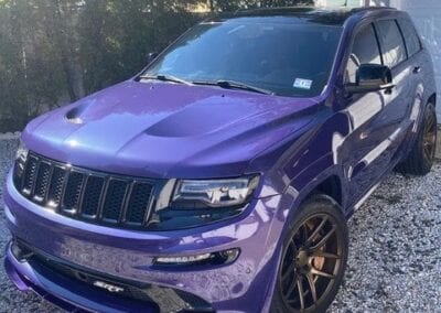 Purple Jeep Cherokee