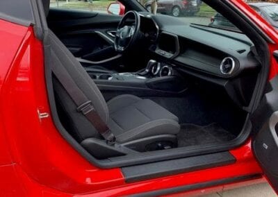 Red Color Interior detailing