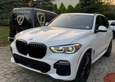 White BMW X3